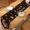 Eid Mubarak Table Runner Black Gold Sparkling Ramadan And Eid Table Decor 0