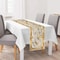 White Gray Gold Marble Table Runner For Elegant Dining And Coffee Table Decor 6