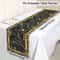 White Gray Gold Marble Table Runner For Elegant Dining And Coffee Table Decor 8