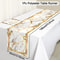 White Gray Gold Marble Table Runner For Elegant Dining And Coffee Table Decor 9
