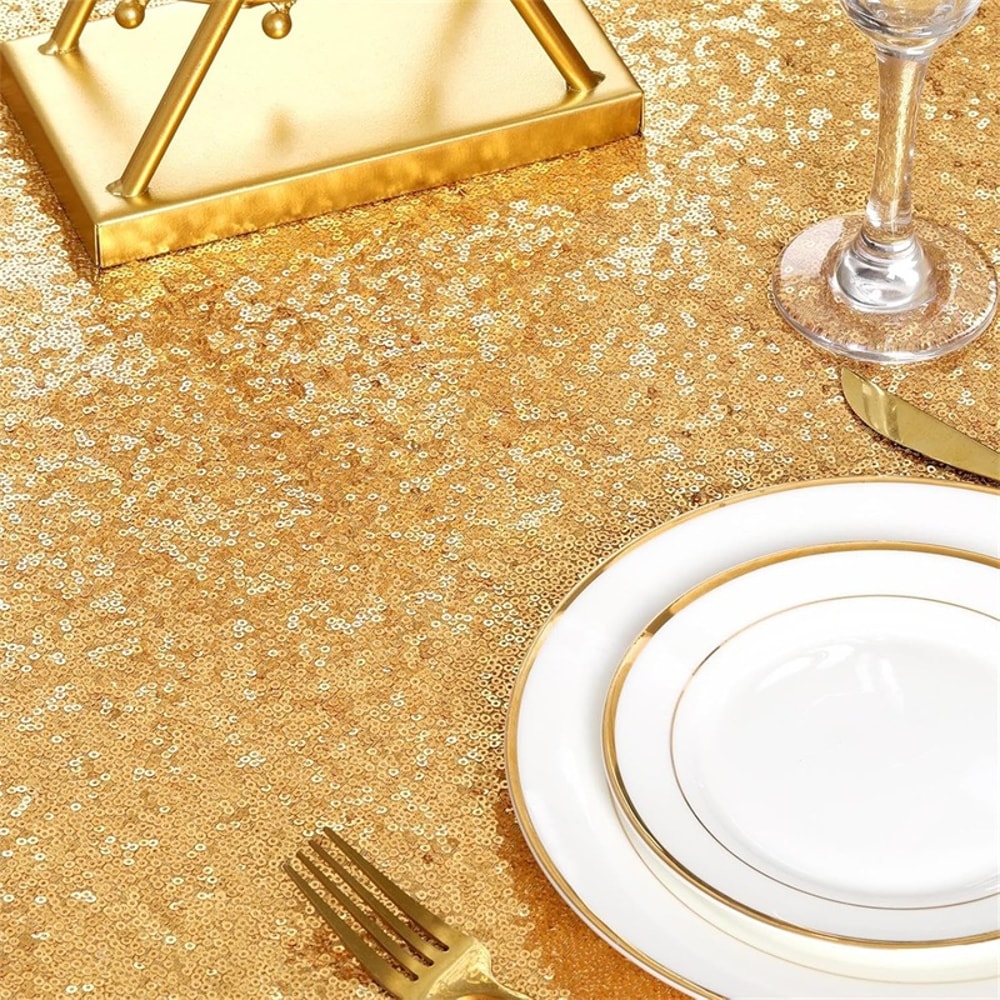 Pack Sequin Table Runner Set For Weddings Birthdays And Party Decor 9