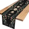 Moon Phase Wildflower Table Runner Mystical Gothic Dining & witchy home decor