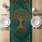 Elegant Tree of Life Table Runner Premium Polyester Decor for Dining & Festive Tables