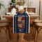 Elegant Jewish Table Runner With Star Of David Books Wine Design Holiday Table Decor Accent 1