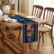 Elegant Jewish Table Runner With Star Of David Books Wine Design Holiday Table Decor Accent 2