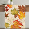 Watercolor Maple Leaf Autumn Table Runner For Fall Dining Thanksgiving Decor 0