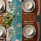 Coastal Seashell Table Runner Premium Nautical & Ocean Beach Decor for Dining Tables