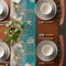 Coastal Seashell Table Runner Premium Nautical & Ocean Beach Decor for Dining Tables