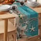 Coastal Seashell Table Runner Premium Nautical & Ocean Beach Decor for Dining Tables