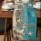 Coastal Seashell Table Runner Premium Nautical & Ocean Beach Decor for Dining Tables