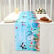 Under The Sea Table Runner With Whale Happy Birthday Ocean Party Decor 3