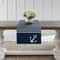 Nautical Table Runner With Anchor Compass Design For Coastal Dining Decor 0