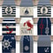 Nautical Table Runner With Anchor Compass Design For Coastal Dining Decor 1
