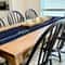 Nautical Table Runner With Anchor Compass Design For Coastal Dining Decor 4