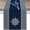 Nautical Table Runner With Anchor Compass Design For Coastal Dining Decor 9