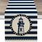 Nautical Table Runner With Anchor Compass Design For Coastal Dining Decor 12