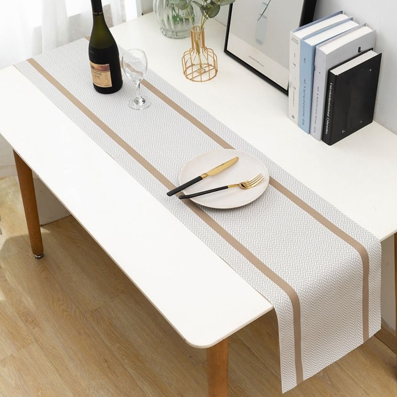 Durable Table Runner & Table Cover Waterproof, Stain Resistant Table Cover
