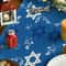 Premium Linen Hanukkah Table Runner Jewish Holiday Table Decor With Star Of David Menorah 3