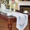 Elegant Embroidered Tablecloth Luxury Rectangular Dining Tablecloth Home Decor With Blue Bell Cross 0