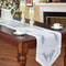 Elegant Embroidered Tablecloth Luxury Rectangular Dining Tablecloth Home Decor With Blue Bell Cross 0