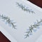 Elegant Embroidered Tablecloth Luxury Rectangular Dining Tablecloth Home Decor With Blue Bell Cross 3
