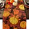 Cozy Farmhouse Autumn Linen Table Runner Fall Table Runner Thanksgiving Table Decor 4
