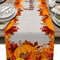 Cozy Farmhouse Autumn Linen Table Runner Fall Table Runner Thanksgiving Table Decor 5