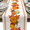 Cozy Farmhouse Autumn Linen Table Runner Fall Table Runner Thanksgiving Table Decor 7