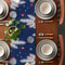 Festive Winter Pine & Snowflake Christmas Table Runner Elegant Holiday Linen Decoration