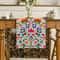 Mexican Day Of The Dead Linen Table Runner Floral Fiesta Holiday Party Decor 1