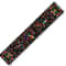 Mexican Floral Linen Table Runner for Fiesta, Day of the Dead and Dining Decor