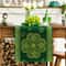 Patricks Day Shamrock Table Runner Green Stripes Spring Home Party Decor 1