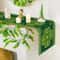 Patricks Day Shamrock Table Runner Green Stripes Spring Home Party Decor 3