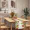 Floral Tablecloth With Butterfly Spring Design For Farmhouse Dining Decor 2