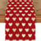 Romantic Heart Table Runner Valentines Day Table Runner Anniversary Table Decor For Indoor Dining 0