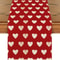 Romantic Heart Table Runner Valentines Day Table Runner Anniversary Table Decor For Indoor Dining 4