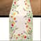 Watercolor Wildflower Linen Table Runner For Spring Dining And Wedding Decor 0