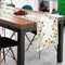 Watercolor Wildflower Linen Table Runner For Spring Dining And Wedding Decor 3