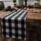 Rustic Farmhouse Black And White Checkered Tablecloth Classic Gingham Kitchen Dining Table Cover 3
