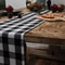 Rustic Farmhouse Black And White Checkered Tablecloth Classic Gingham Kitchen Dining Table Cover 4