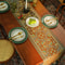 Retro Tassel Farmhouse Table Runner For Rustic Dining Table Decor 1