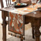 Retro Tassel Farmhouse Table Runner For Rustic Dining Table Decor 12