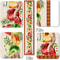 Elegant Rosh Hashanah Table Runner Linen Shana Tova Decor with Pomegranate & Honey Design