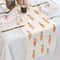 Easter Table Runner With Carrot Print Farmhouse Linen Table Decor 2