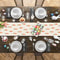 Easter Table Runner With Carrot Print Farmhouse Linen Table Decor 4