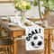 Soccer Birthday Table Runner Black White Football Party Table Flag 5
