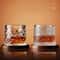 Spinning Crystal Whiskey Glass With Base For Home Bar 2
