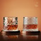 Spinning Crystal Whiskey Glass With Base For Home Bar 2