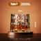 Spinning Crystal Whiskey Glass With Base For Home Bar 7