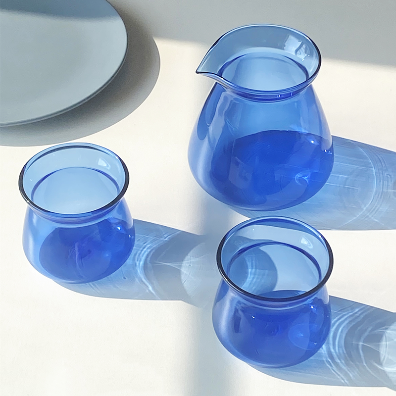 Heat Resistant Glass Pour Over Coffee Server Set With Borosilicate Pot And Cups 0